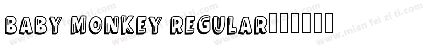 Baby Monkey Regular字体转换